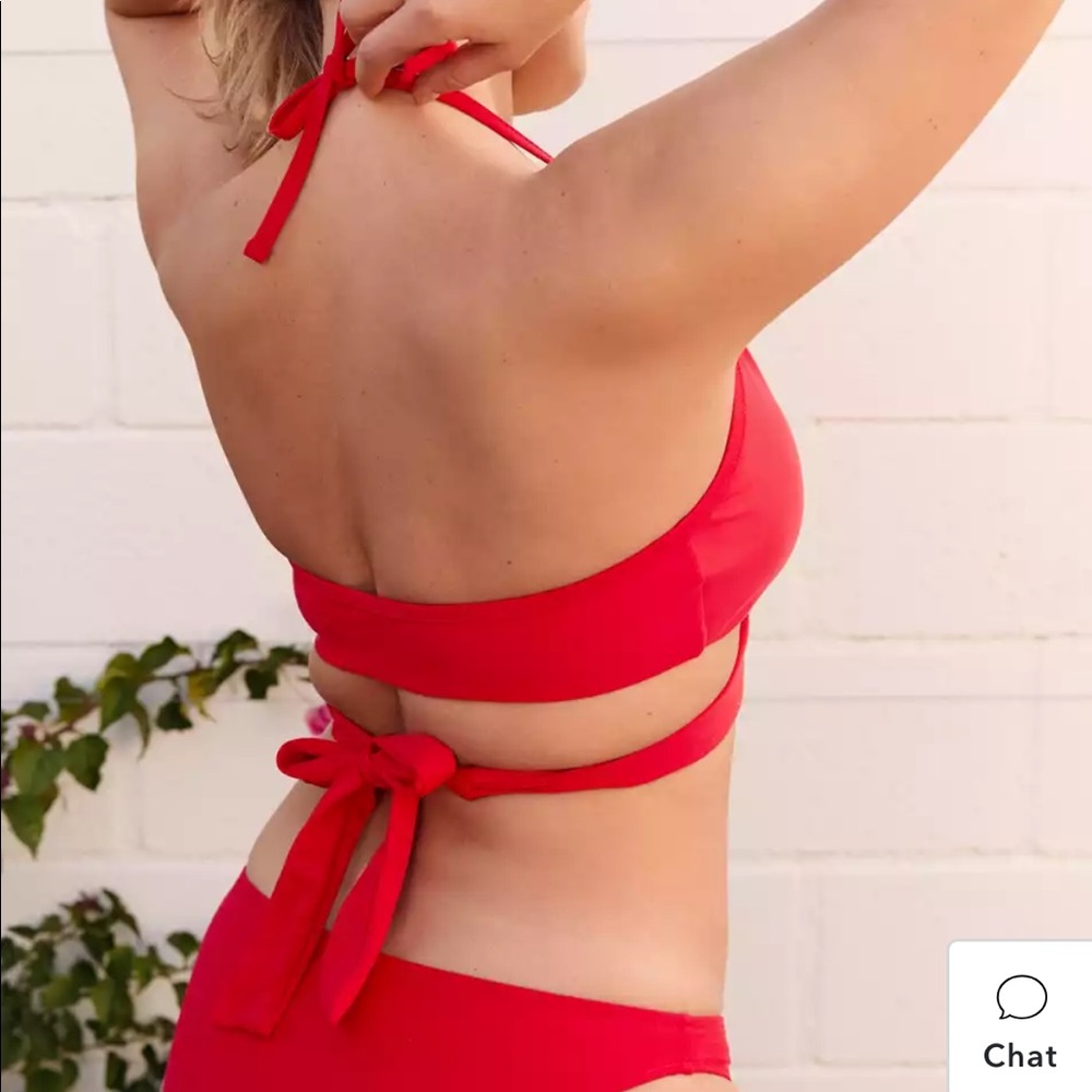 Aerie Wrap Halter Bikini Set